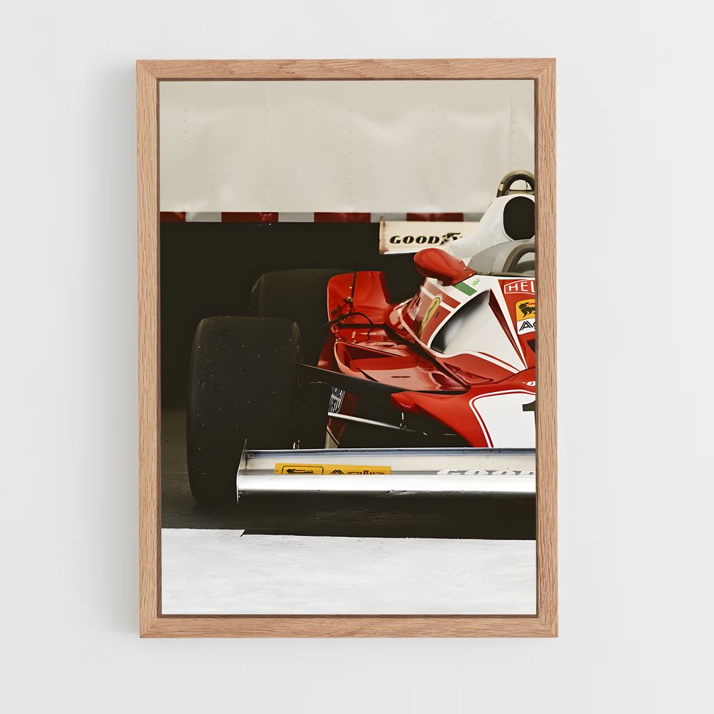 Poster Ferrari de Vitesse – affiche Voitures de Formule 1 (vue 4)
